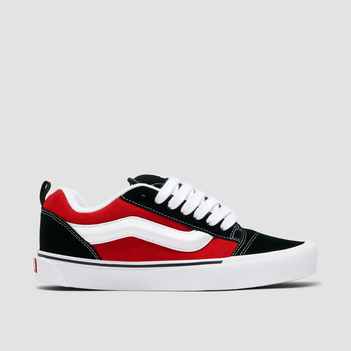 Vans Knu Skool Shoes Red/True White