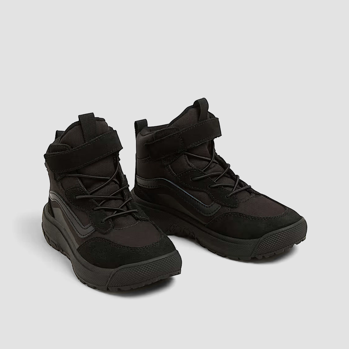 Vans MTE Mini Crest High Top Shoes - Black/Black - Kids