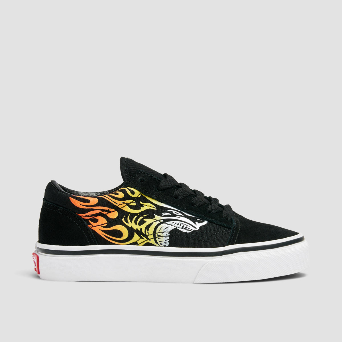 Vans Old Skool Shoes Ferocious Flame Racing Red/Black Kids