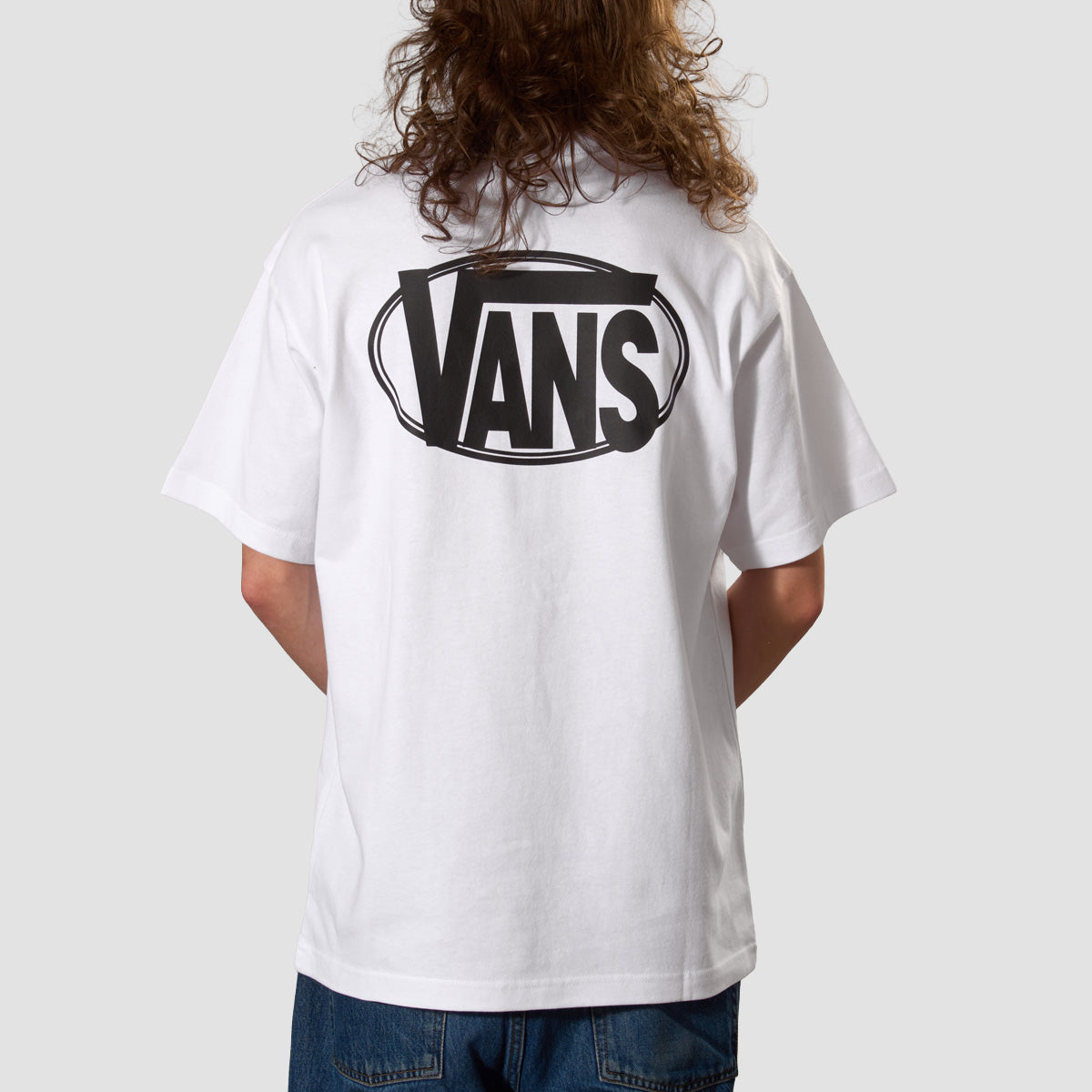 Vans Oval Logo Loose T-Shirt White