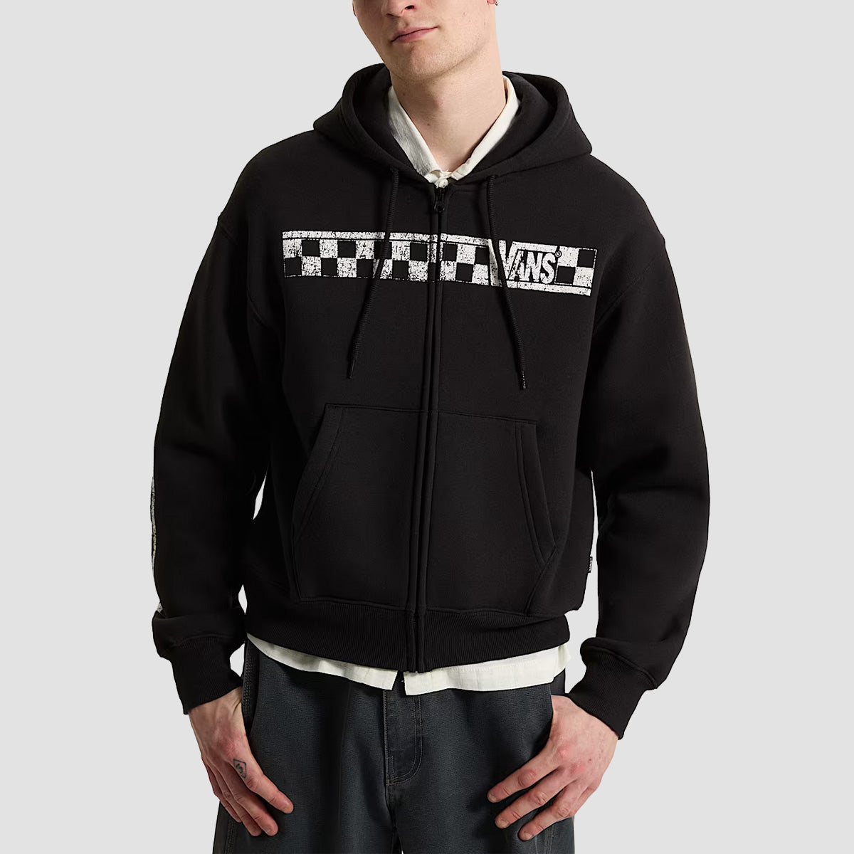 Vans Racing Full Zip Hoodie Black
