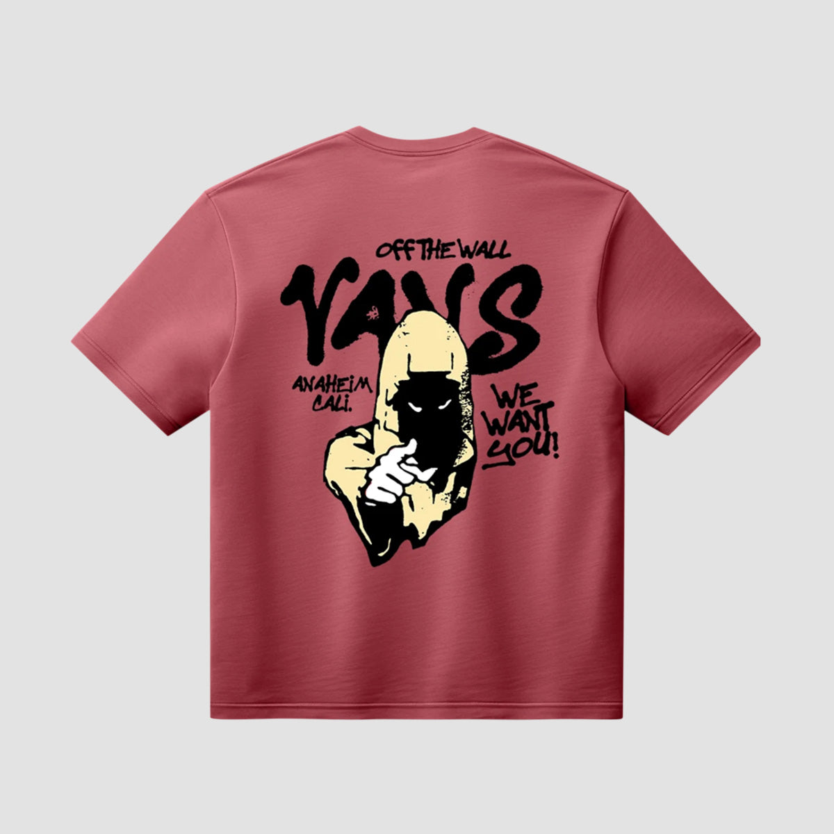 Vans Repear Sam Loose T-Shirt Crimson Haze