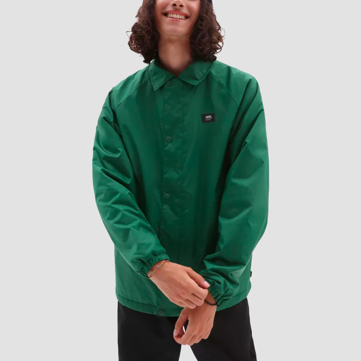 Vans sales green jacket