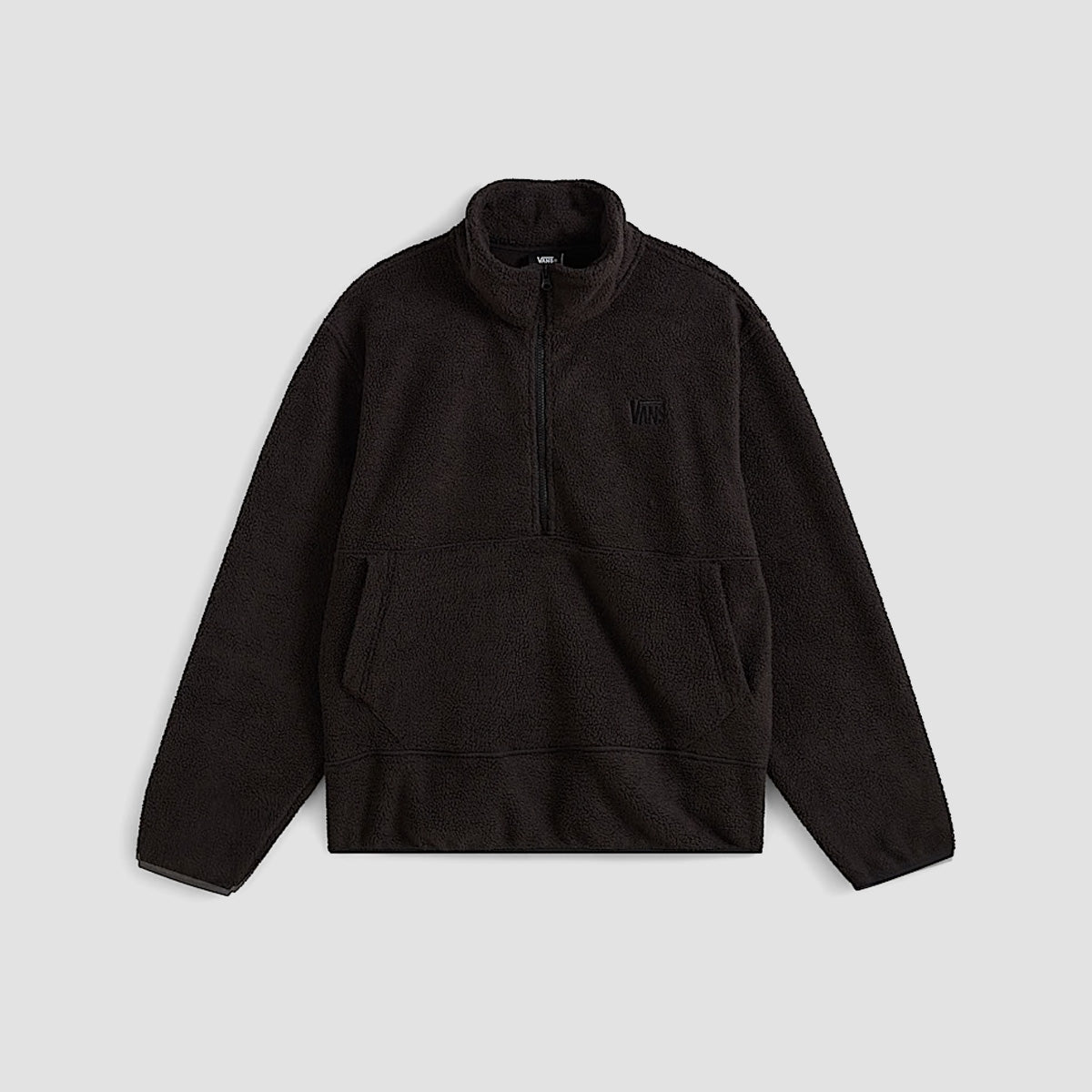 Vans Shepard Half-Zip Polar Fleece Sweatshirt Black