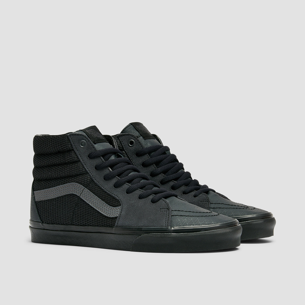 Vans SK8-Hi High Top Shoes - Ballistic Mix Black/Black