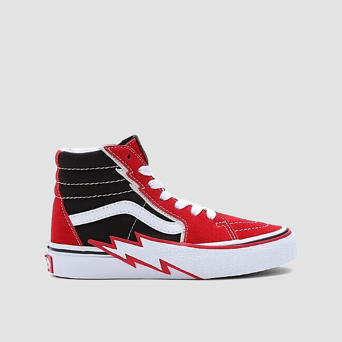 Vans SK8-Hi Top Shoes - Bolt Red/Black - Kids