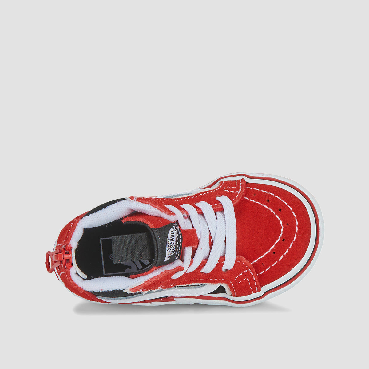 Vans SK8-Hi Top Shoes - Bolt Red/Black - Kids