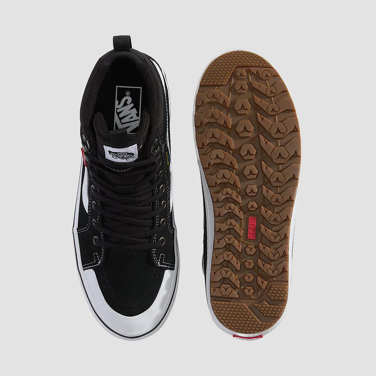 Vans Sk8-Hi Waterproof Insulated MTE High Top Shoes - Black/White