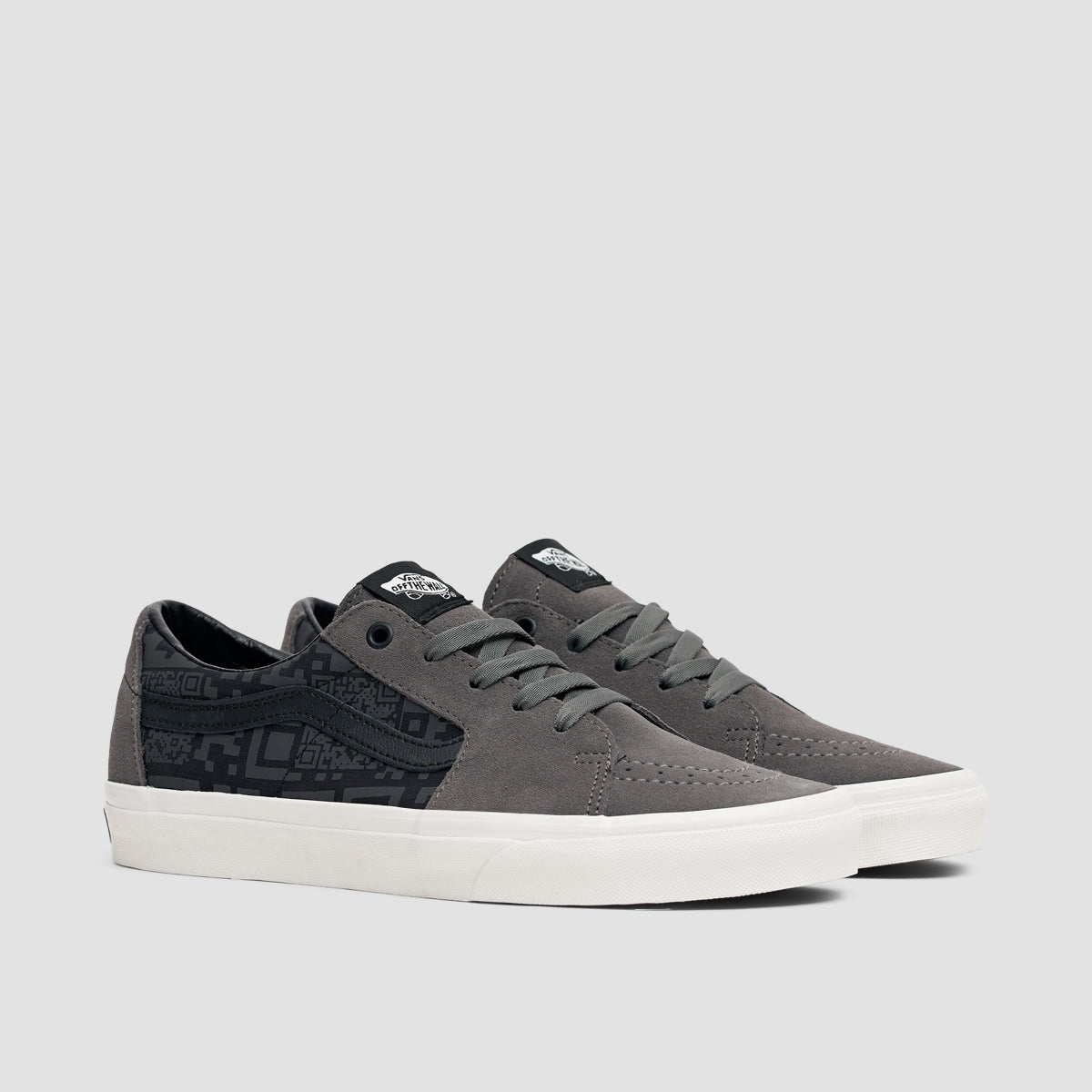 Vans SK8-Low Shoes - QR Checkerboard Black/Reflective