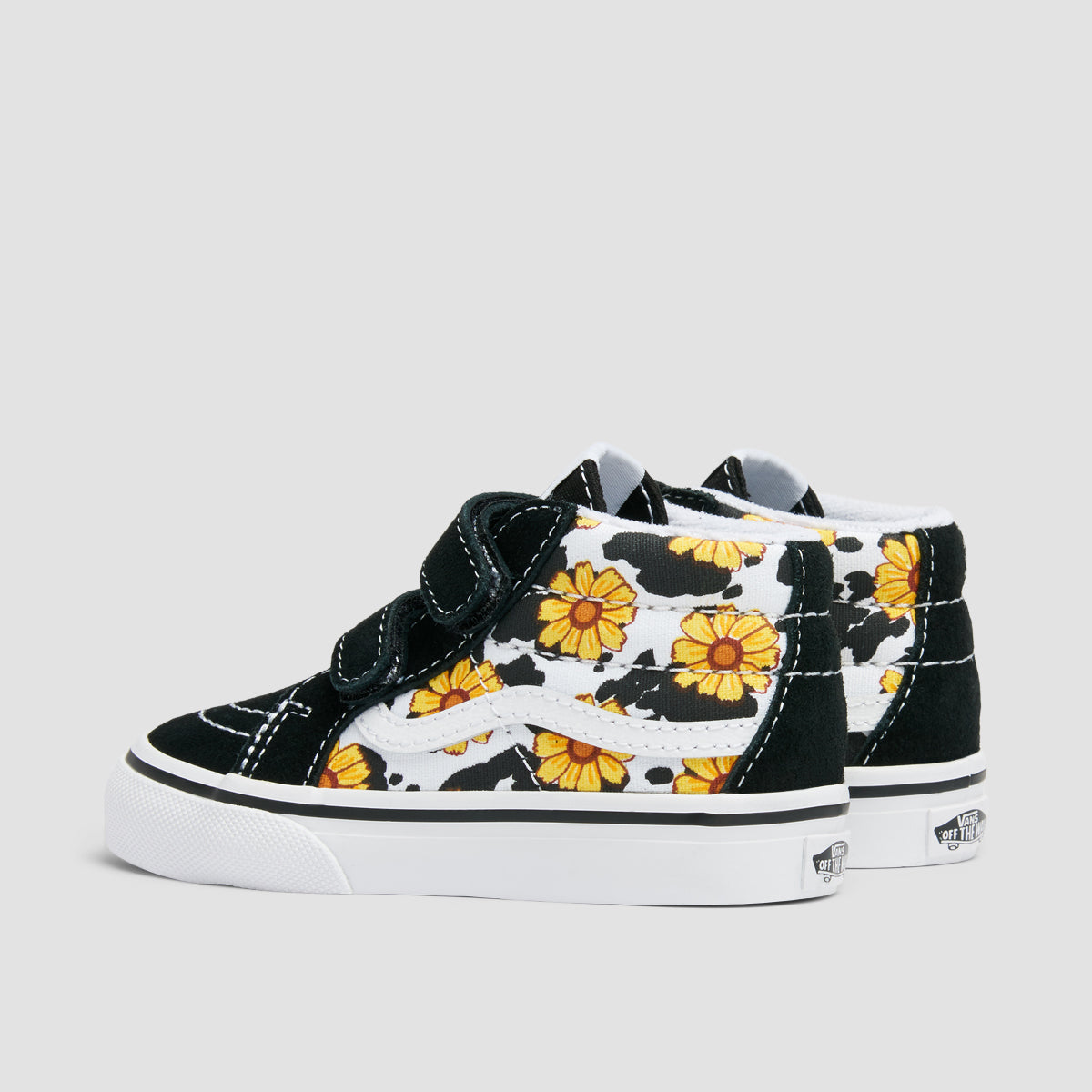 Vans SK8-Mid Reissue V Toddler Mid Top Shoes - Cow Floral Multi/True White - Kids