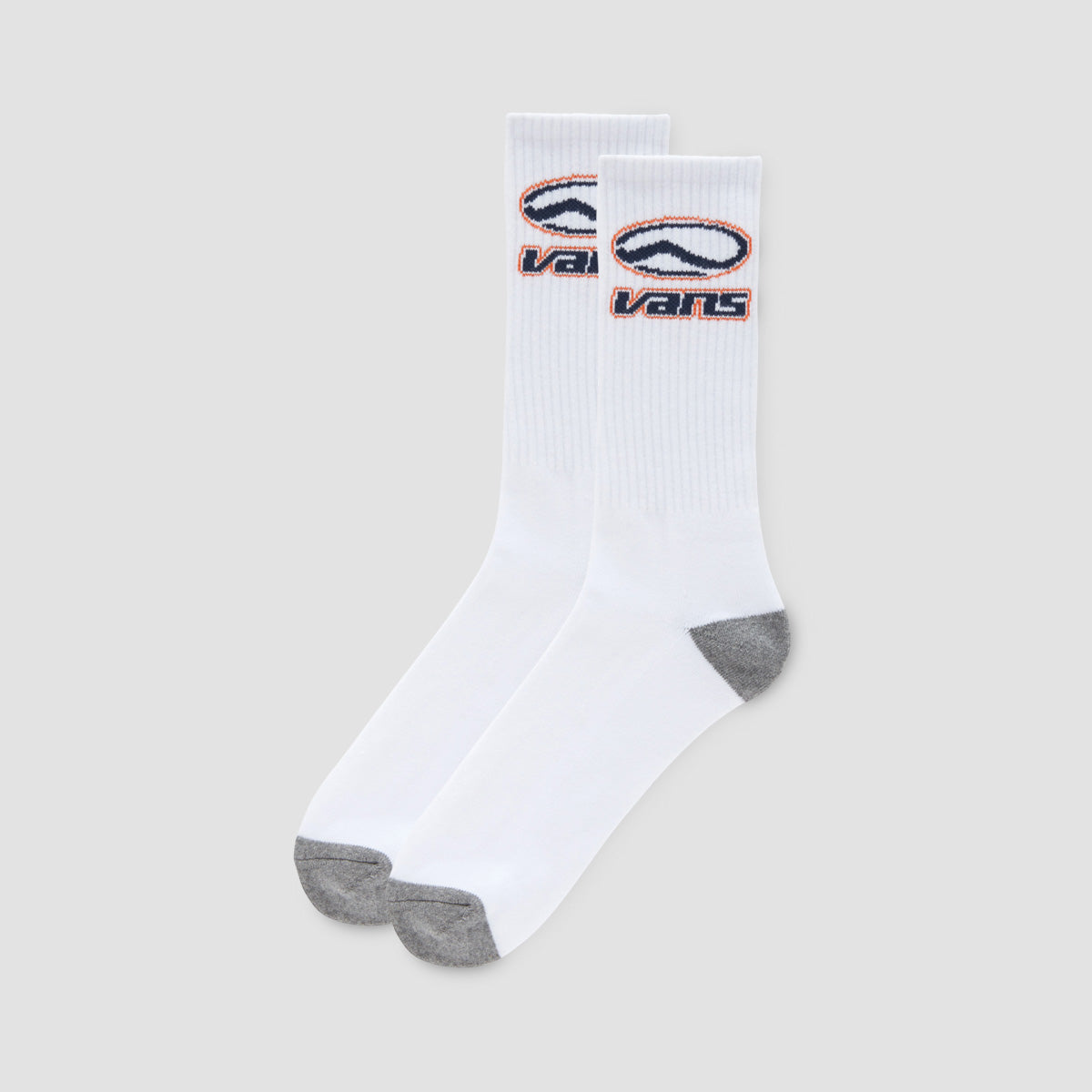 Vans Skate Classics Crew Socks White