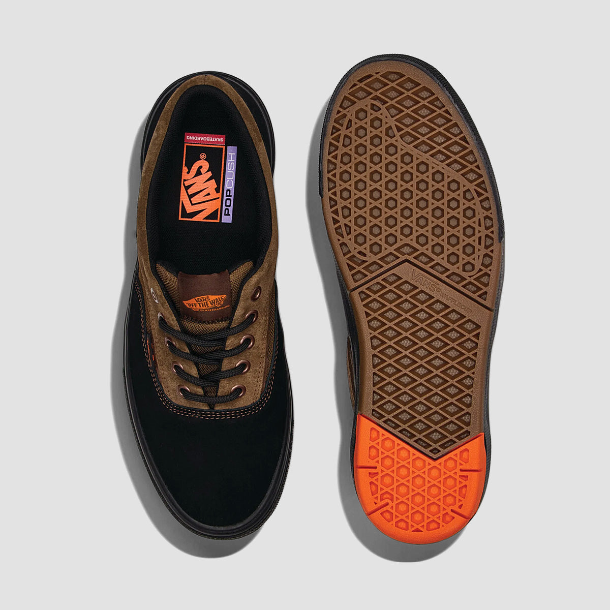 Vans Skate Era Wafflecup Shoes - Black/Brown