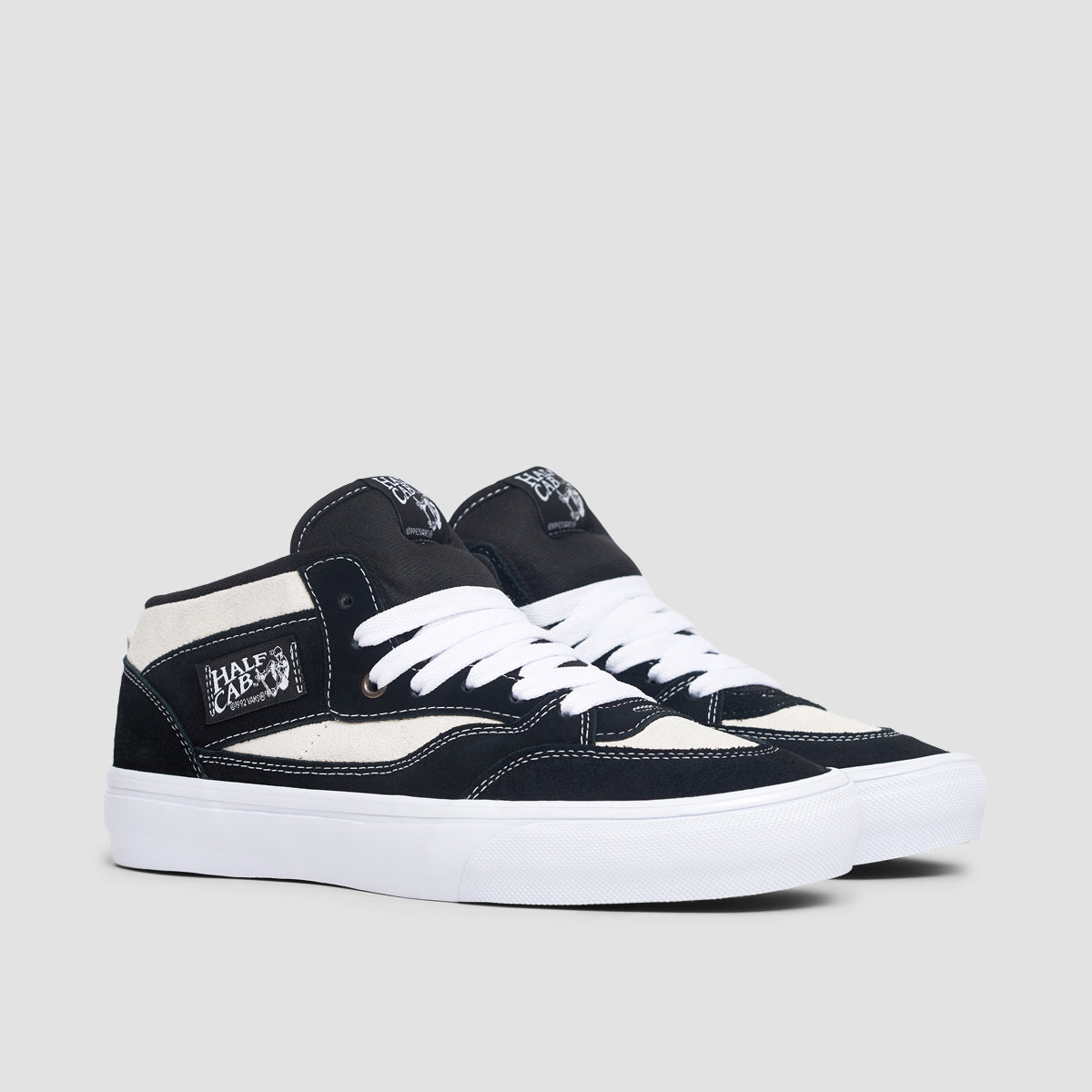 Vans Skate Half Cab 92 Shoes - Black/Marshmallow