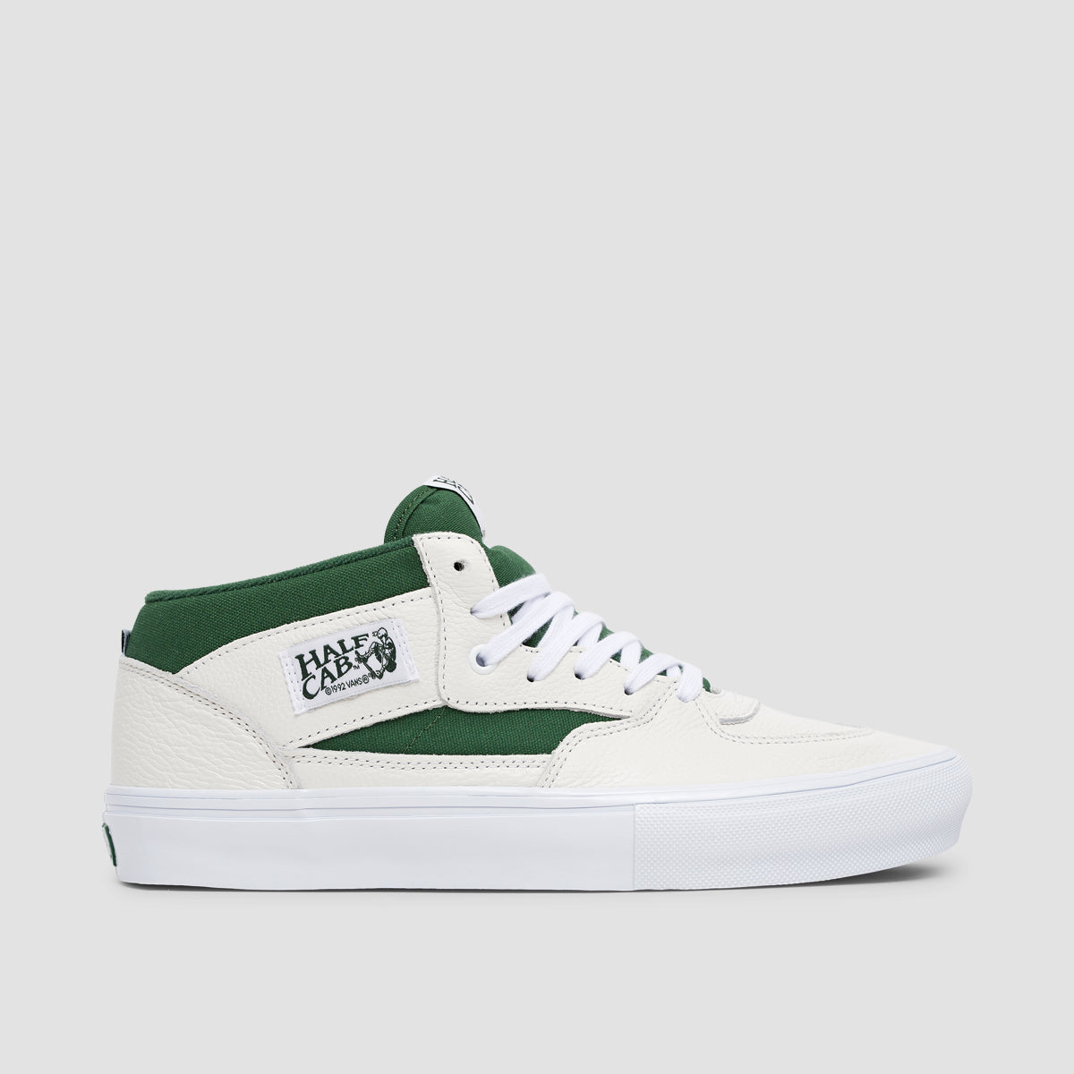 Vans Skate Half Cab Shoes - White/Green