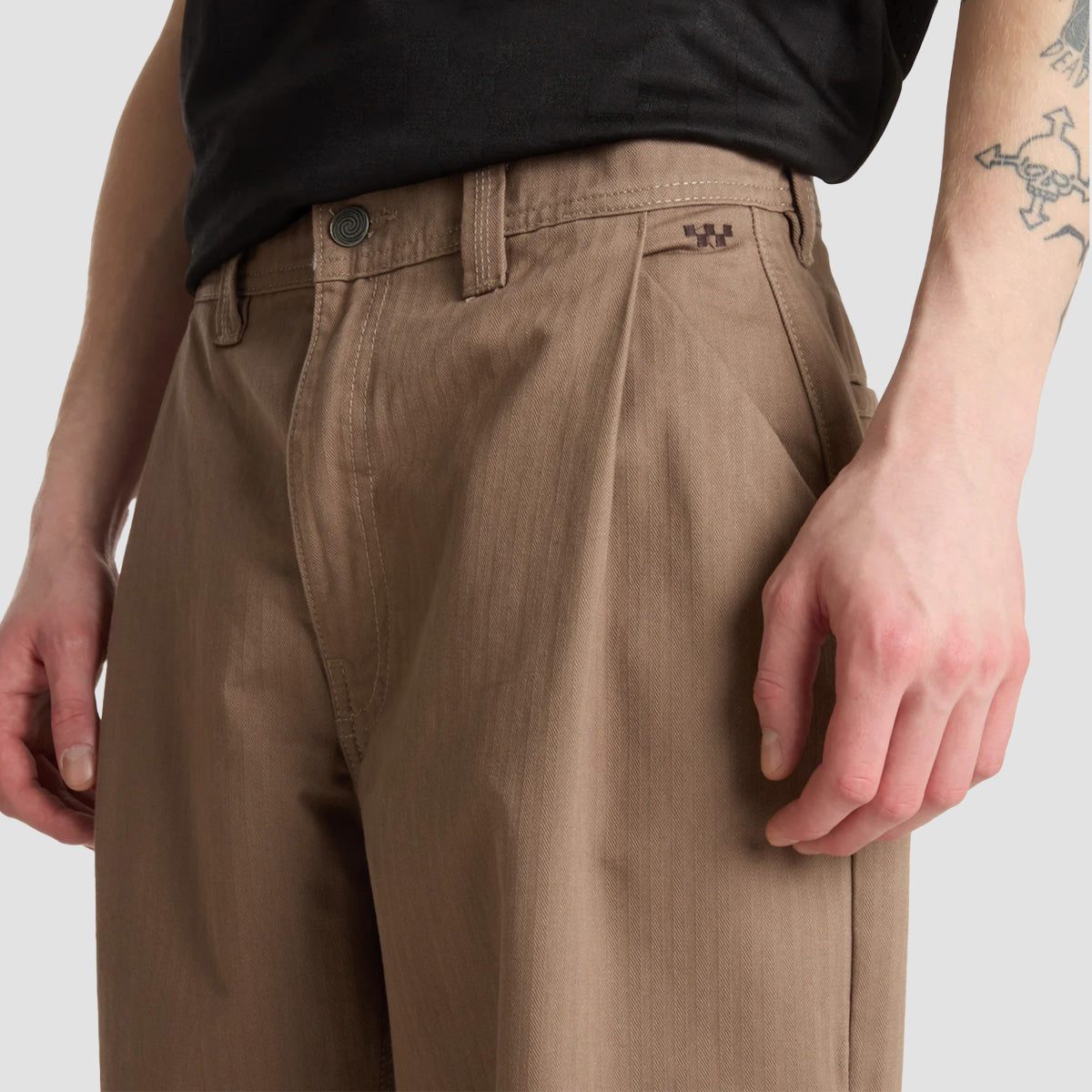 Vans Skate Loose Pleated Pants Walnut