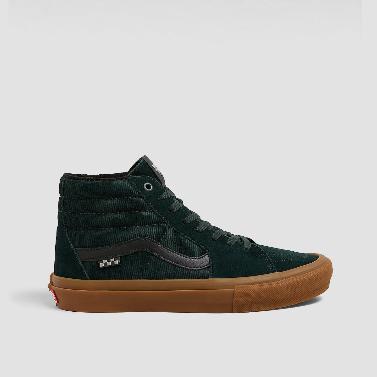 Vans Skate Sk8-Hi High Top Shoes Green/Gum