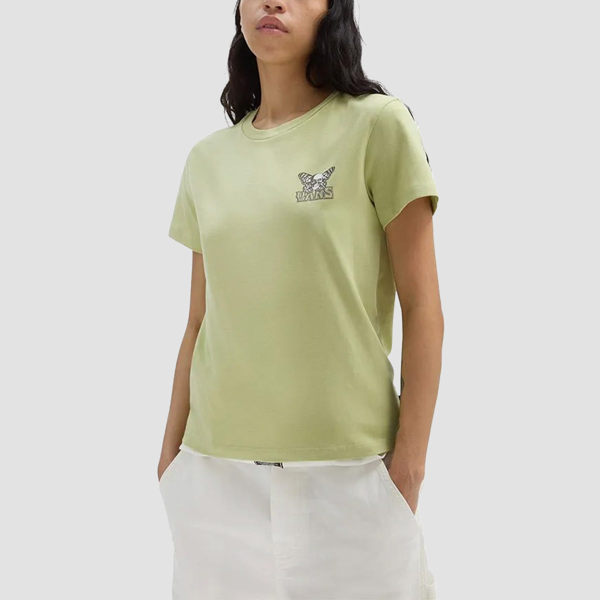 Vans Skullfly Crew T-Shirt Music Academy Winter Pear - Womens