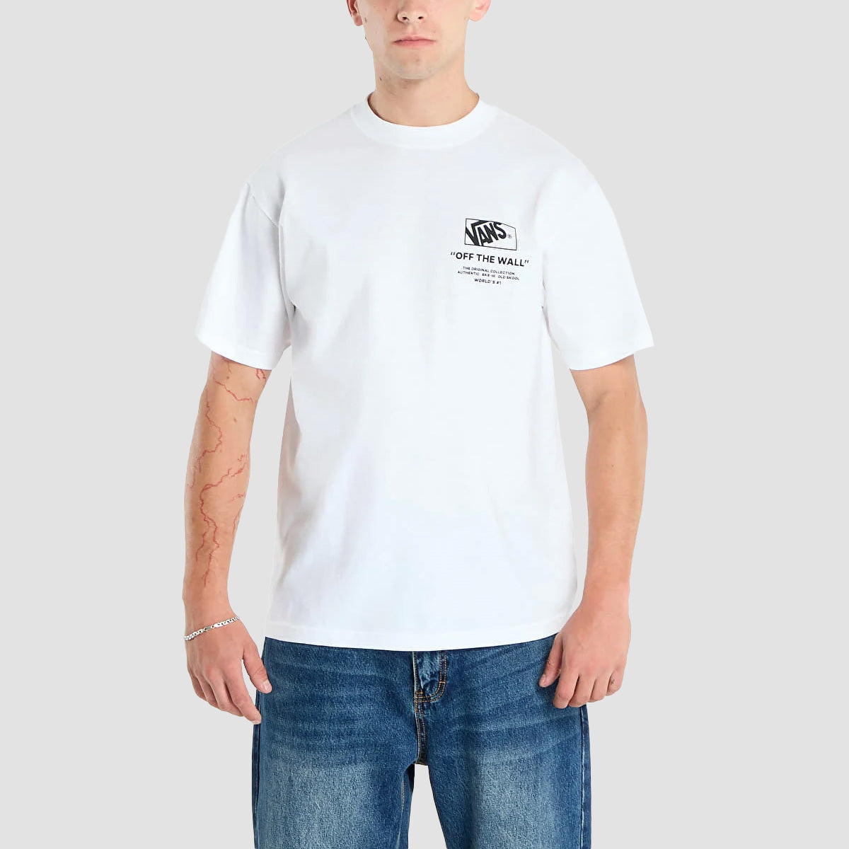Vans Stacked Hi T-Shirt White