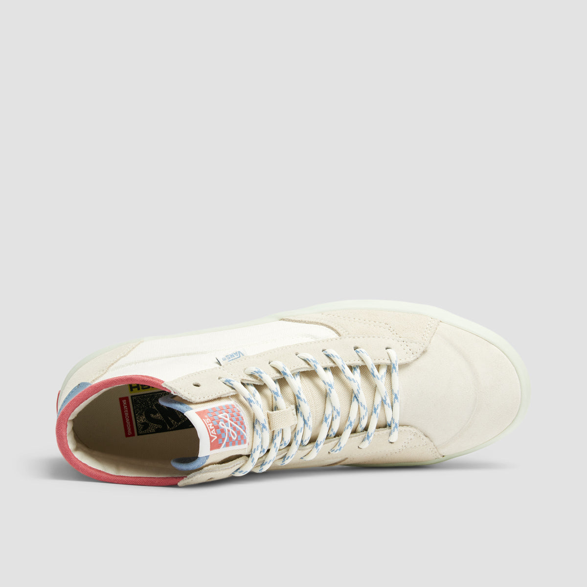 Vans The Lizzie High Top Shoes - Marshmallow/Multi