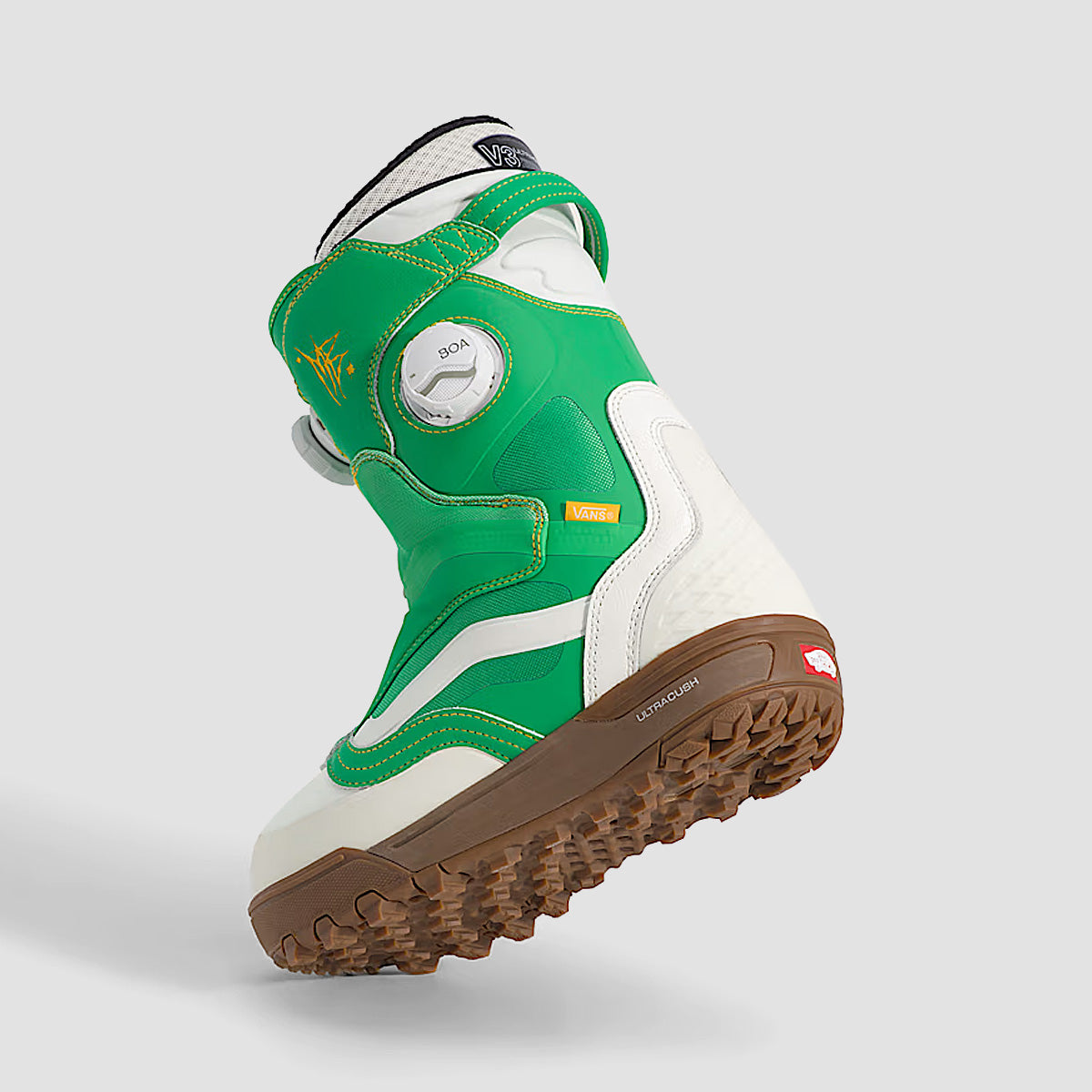 Vans The Progress Snowboard Boots Green/Yellow - Womens