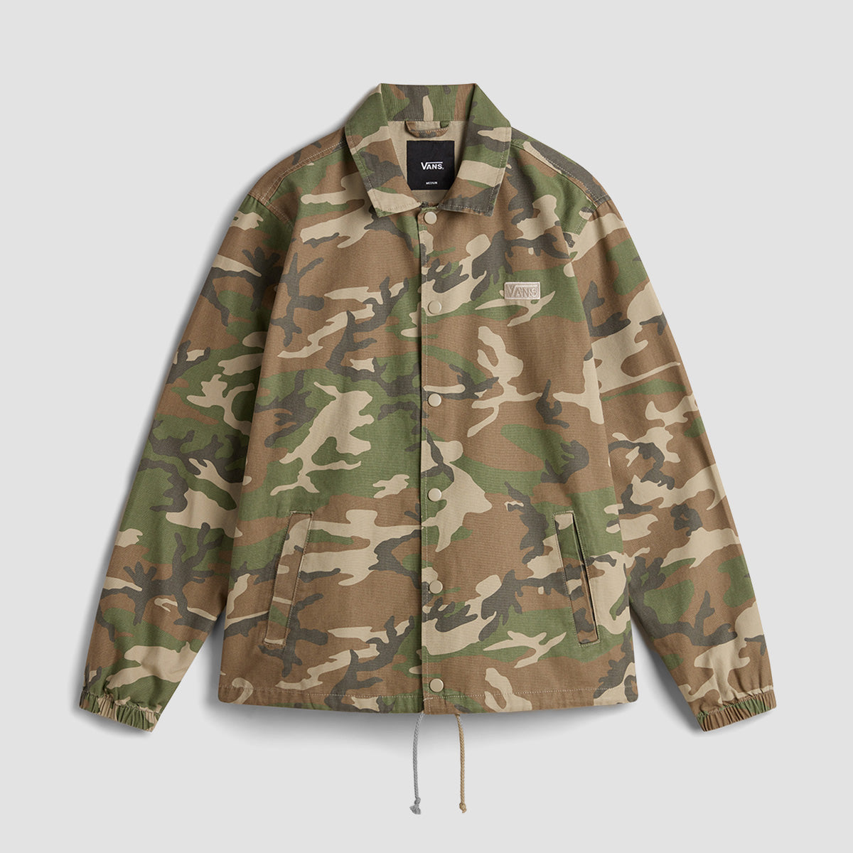 Vans Torrey Canvas Coach Jacket Vintage Camo