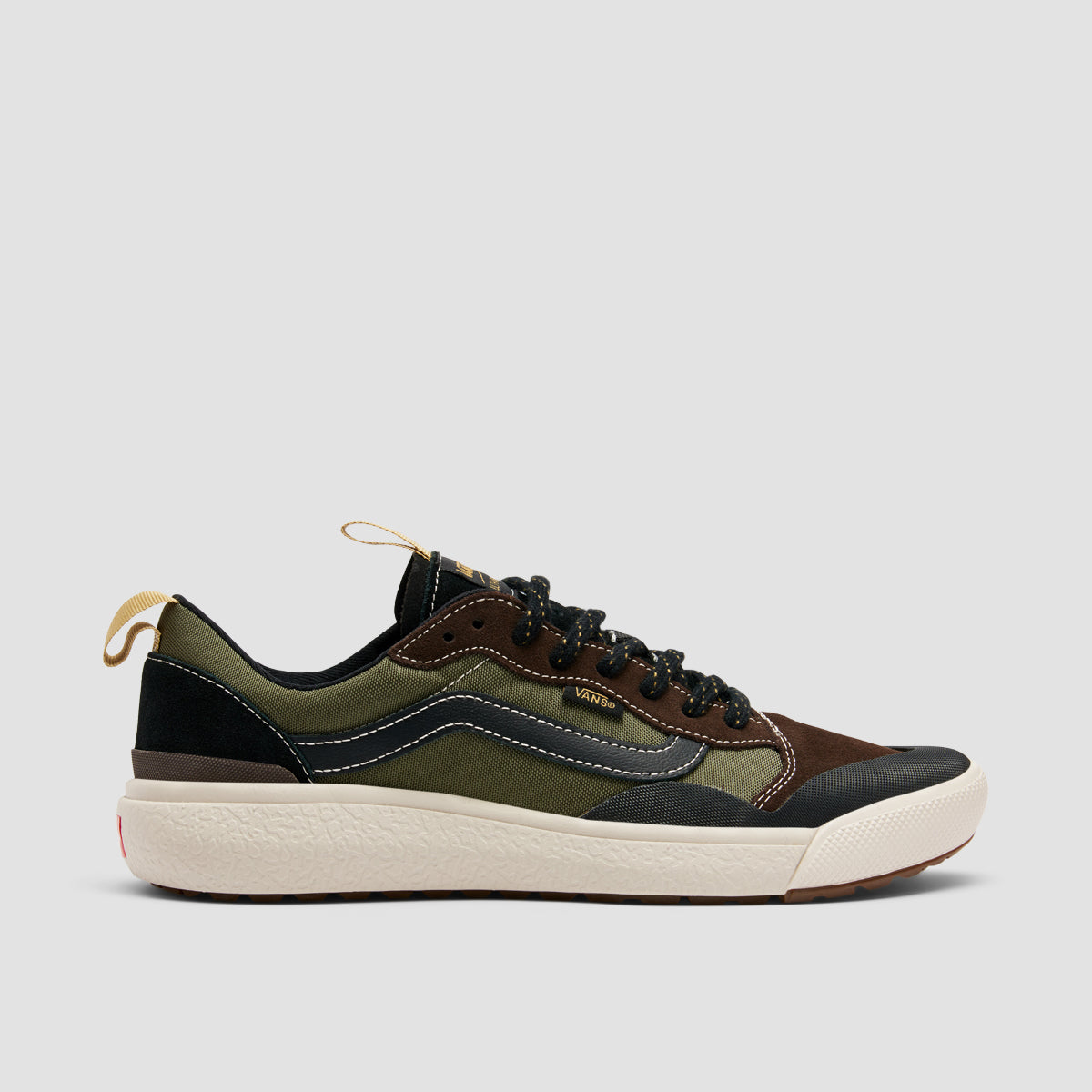 Olive green and black vans on sale