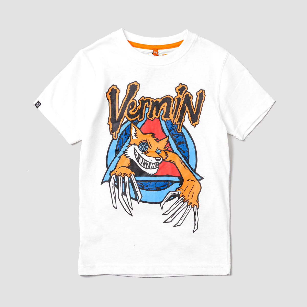 Vermin Natas Organic T-Shirt White - Kids Unisex