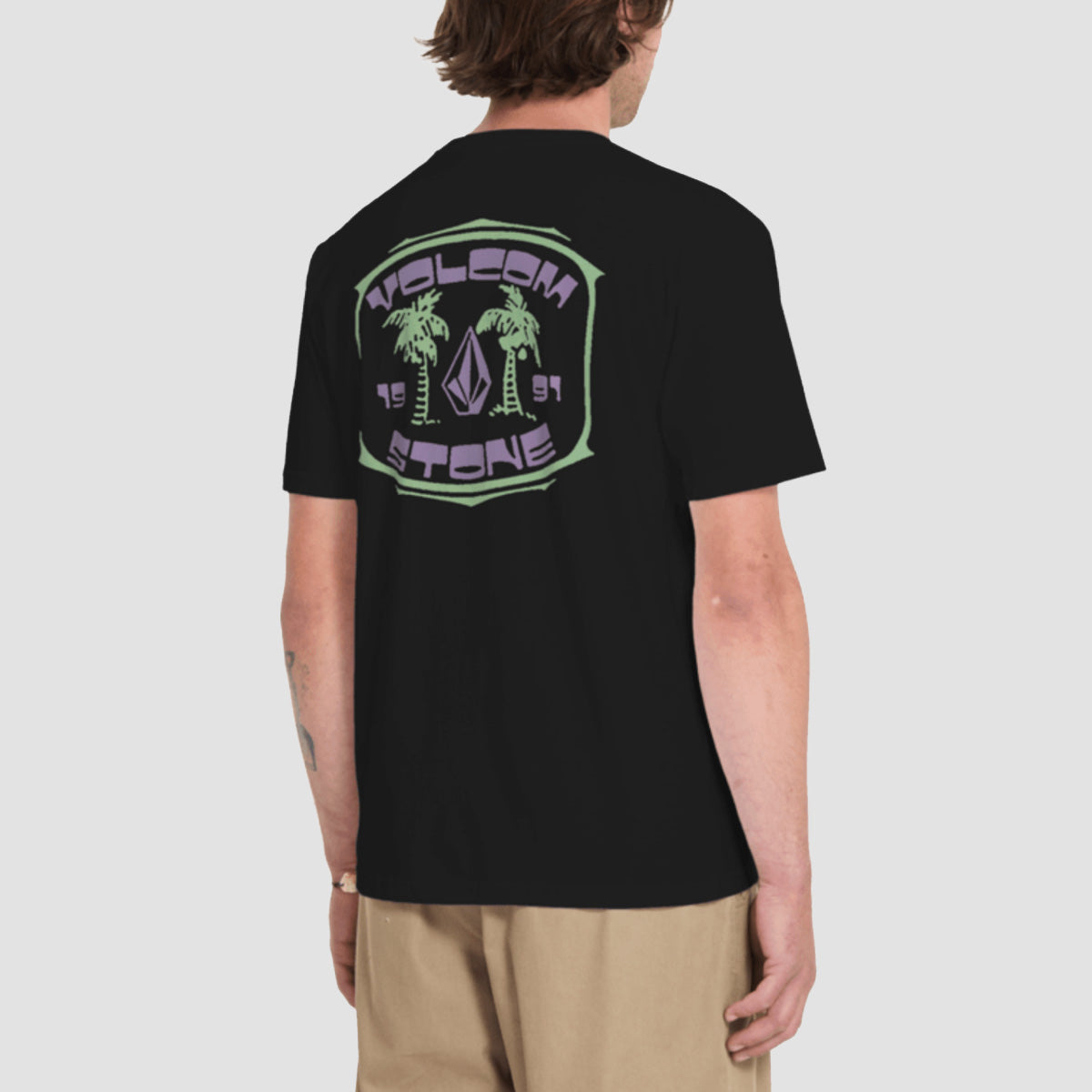 Volcom 91 Palm T-Shirt Black