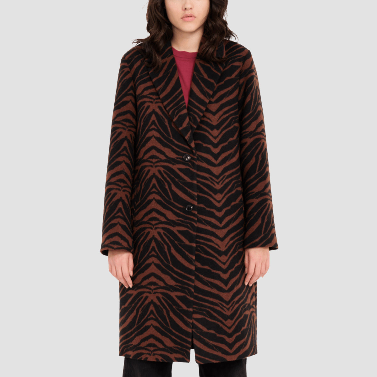 Volcom Acousteec Coat Bitter Chocolate - Womens