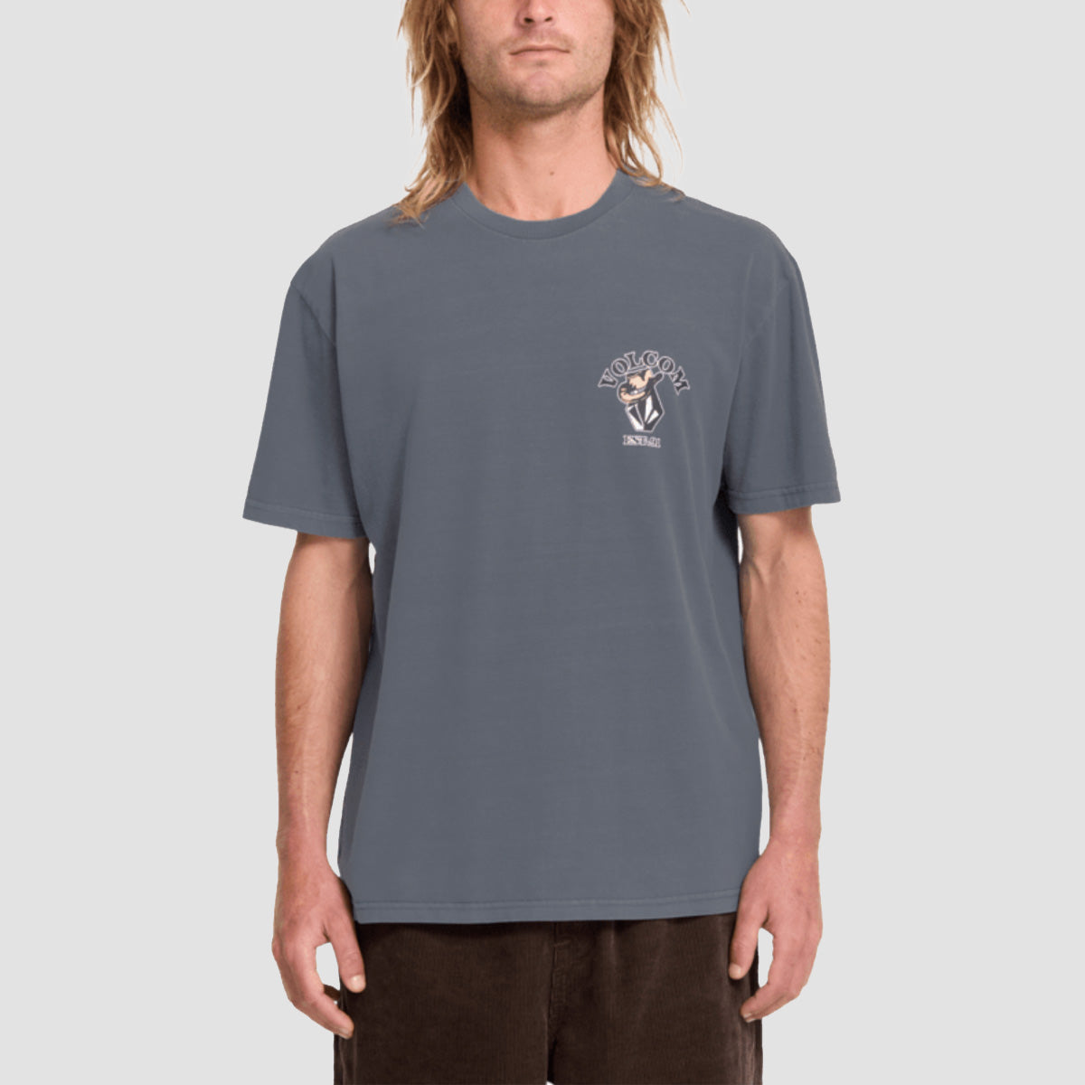 Volcom Bad Luck T-Shirt Storm Blue