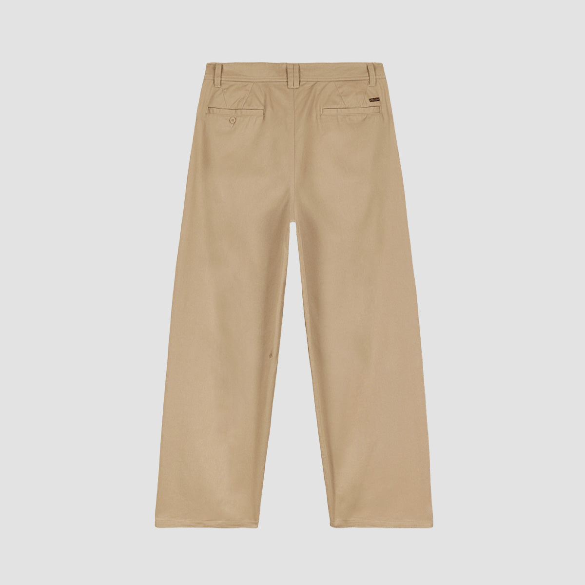 Volcom Baggos Pleated Chino Pants Khaki