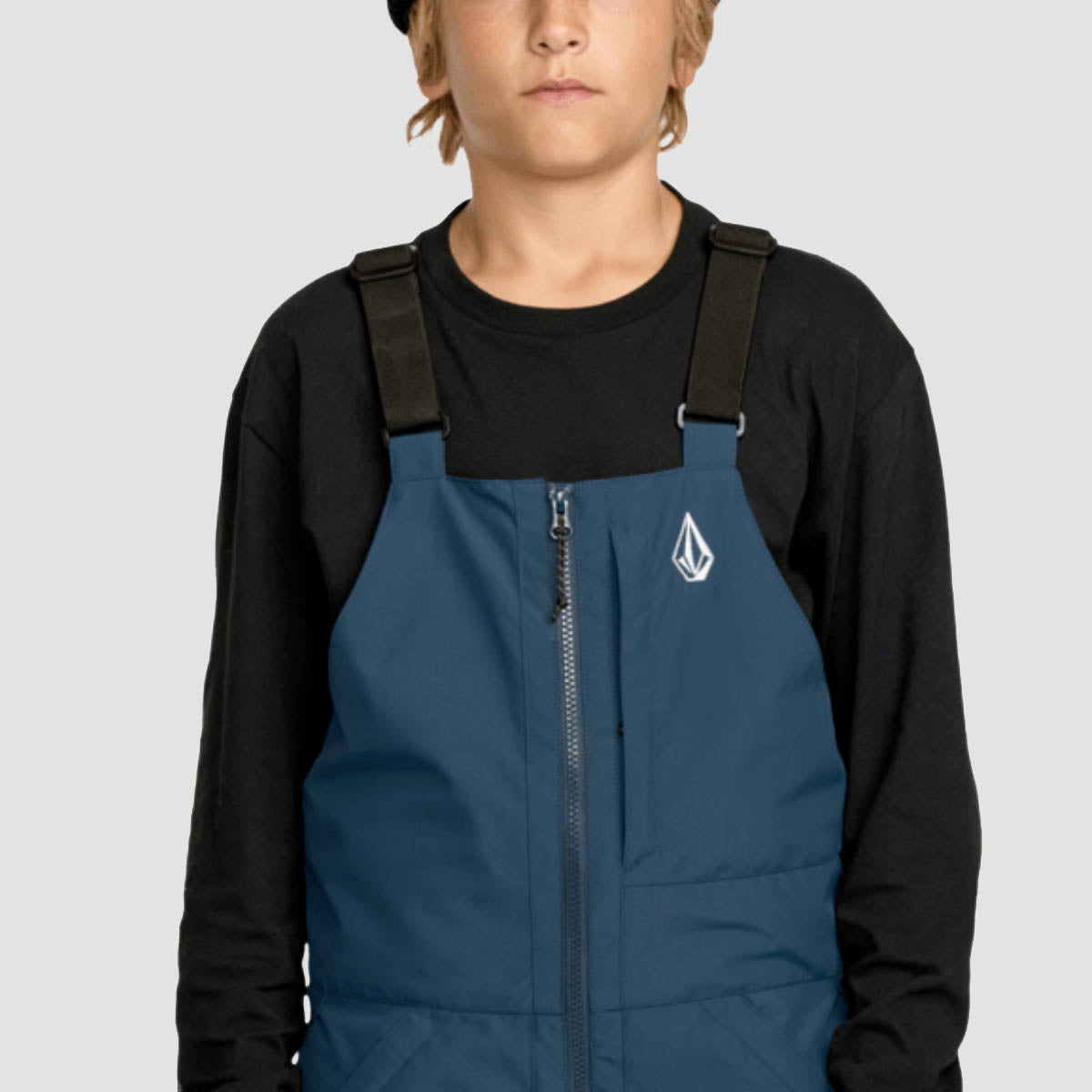 Volcom Barkley Ins 10K Bib Overall Snow Pants Deep Blue - Kids