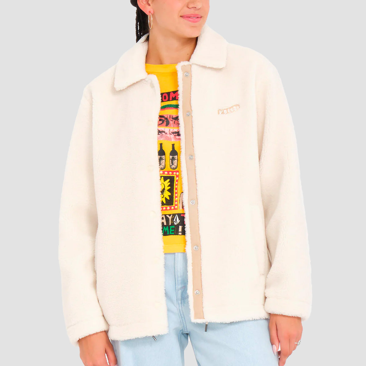 Volcom Blastone Coat Cloud - Womens