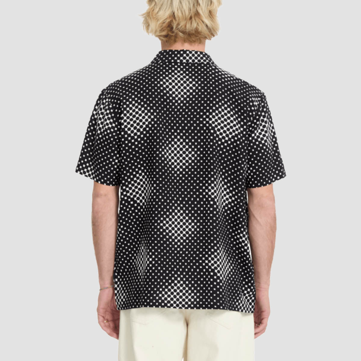 Volcom Boldstone Short Sleeve Shirt New Black