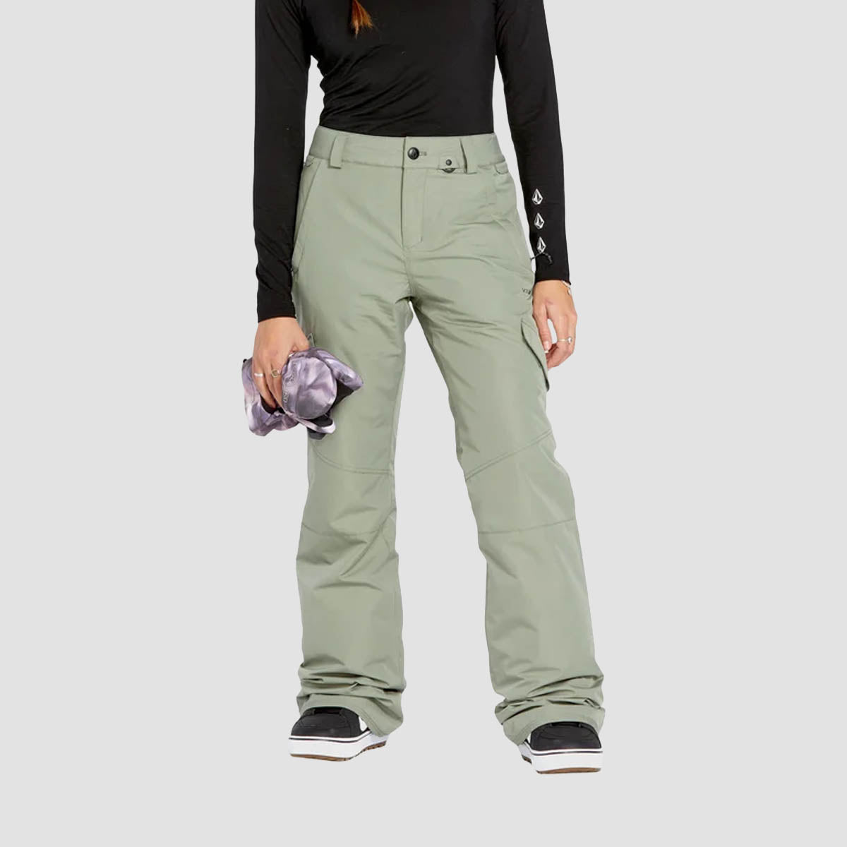Volcom Bridger Ins Snow Pants Lichen Green - Womens