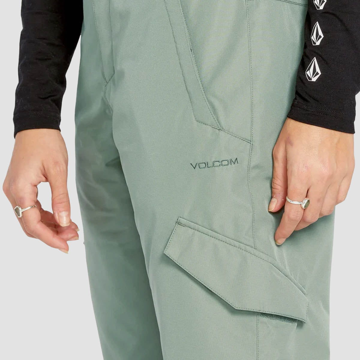 Volcom Bridger Ins Snow Pants Lichen Green - Womens