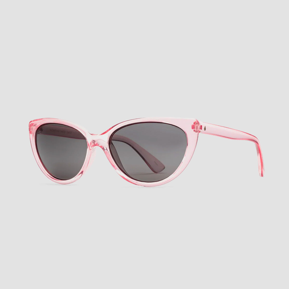 Volcom Butter Sunglasses Crystal Light Pink Grey Womens