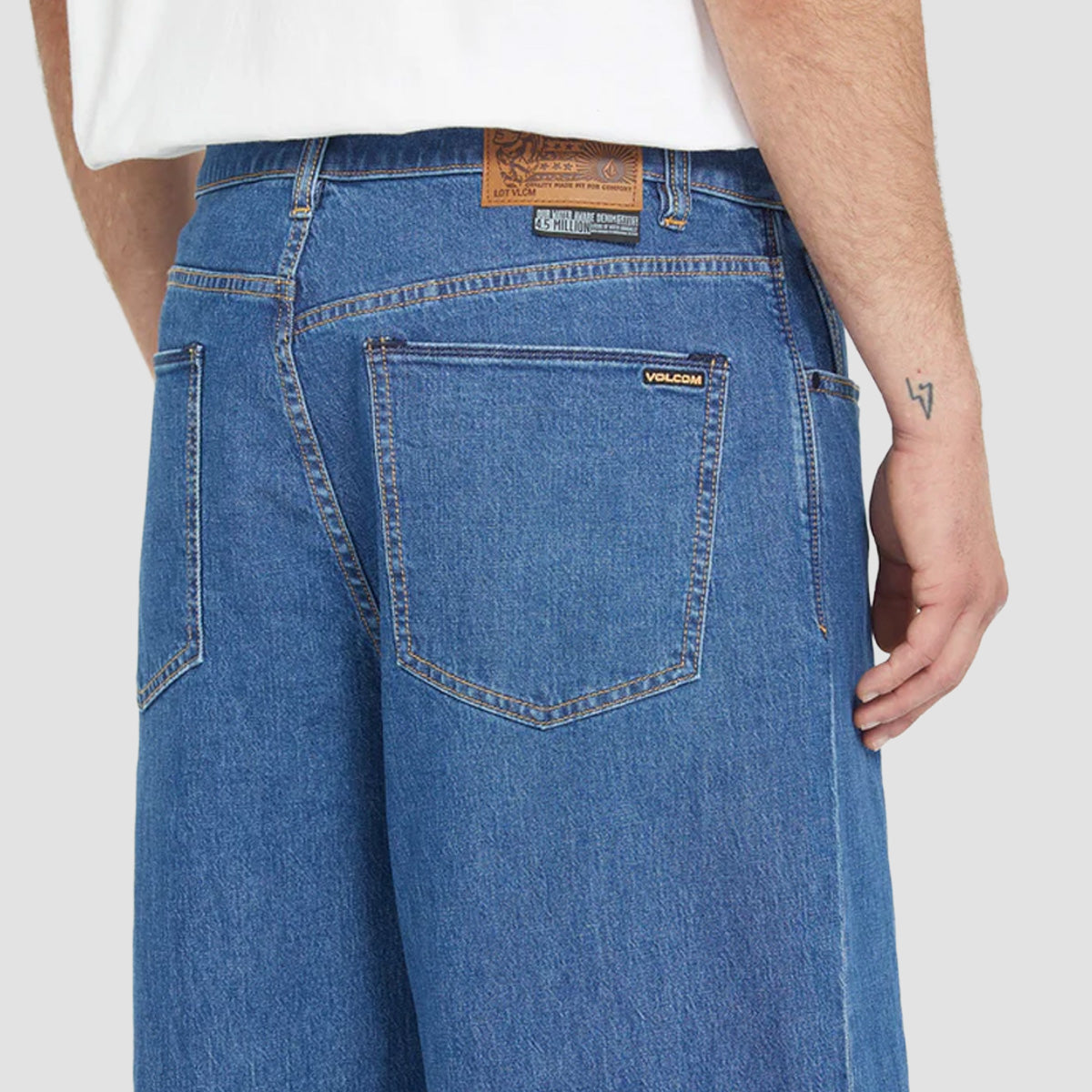 Volcom Chillow Loose Fit Jeans Bold Blue