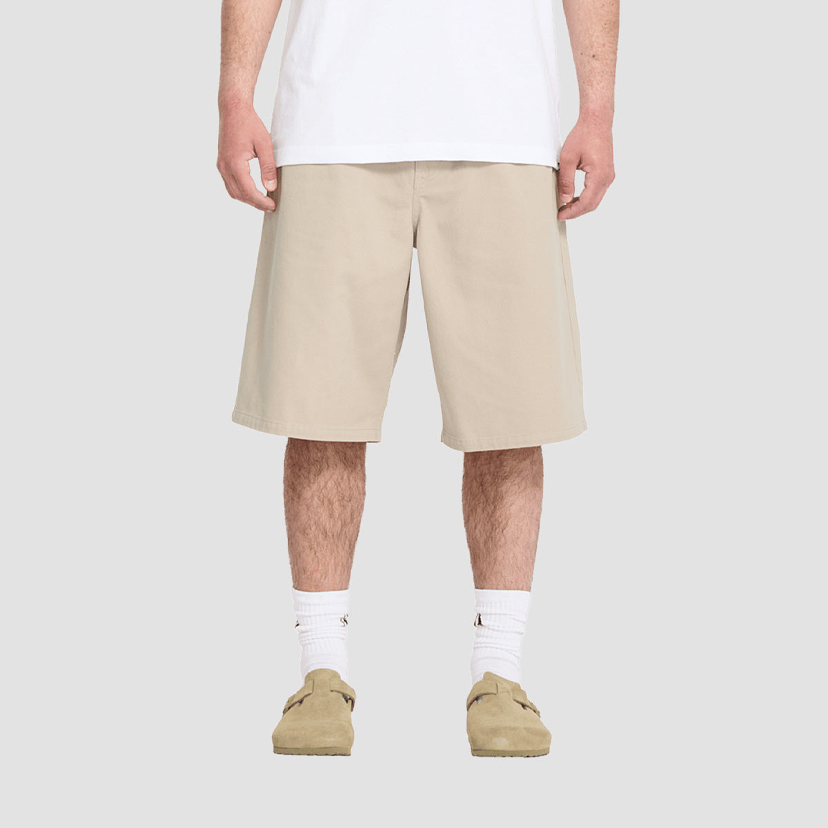 Volcom Chillow Pleat EW 24" Chino Shorts Light Khaki
