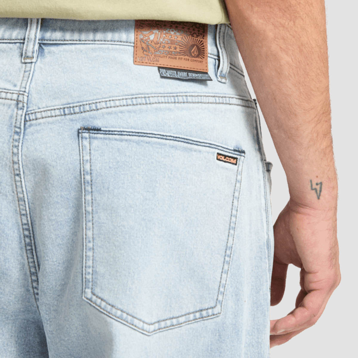 Volcom Chillow Super Loose Fit Jeans Desert Dirt Indigo