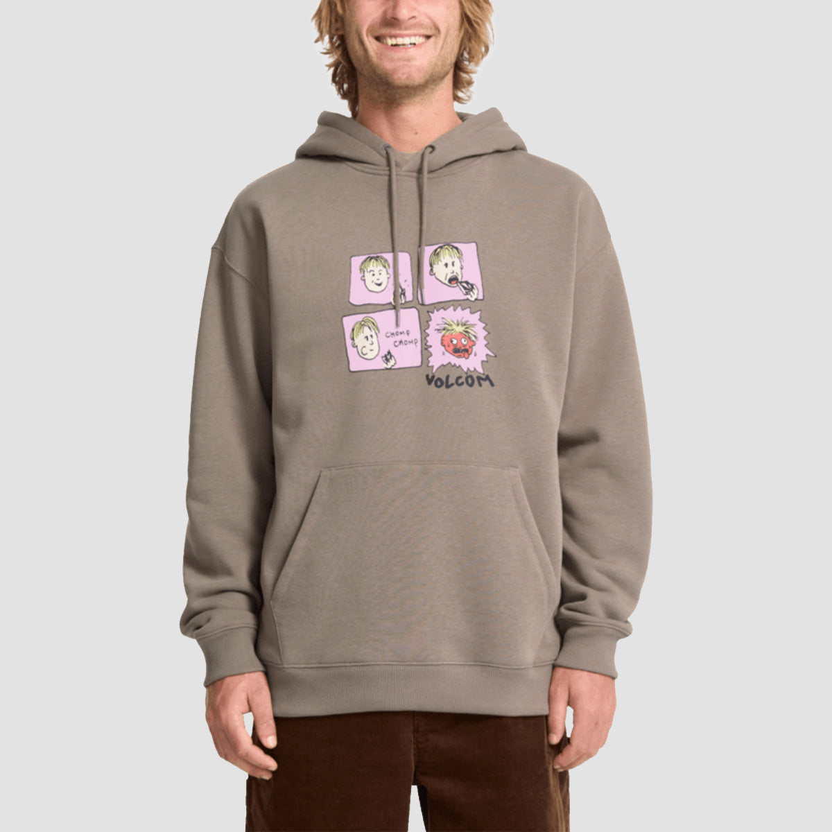 Volcom Chomp Chomp Pullover Hoodie Brindle