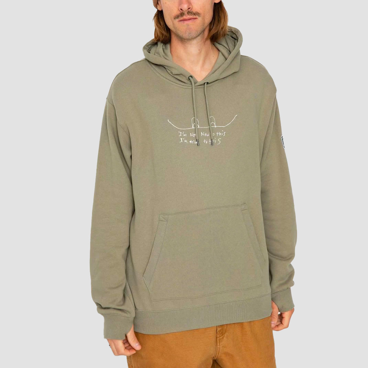 Volcom D.I. Pullover Hoodie Light Military