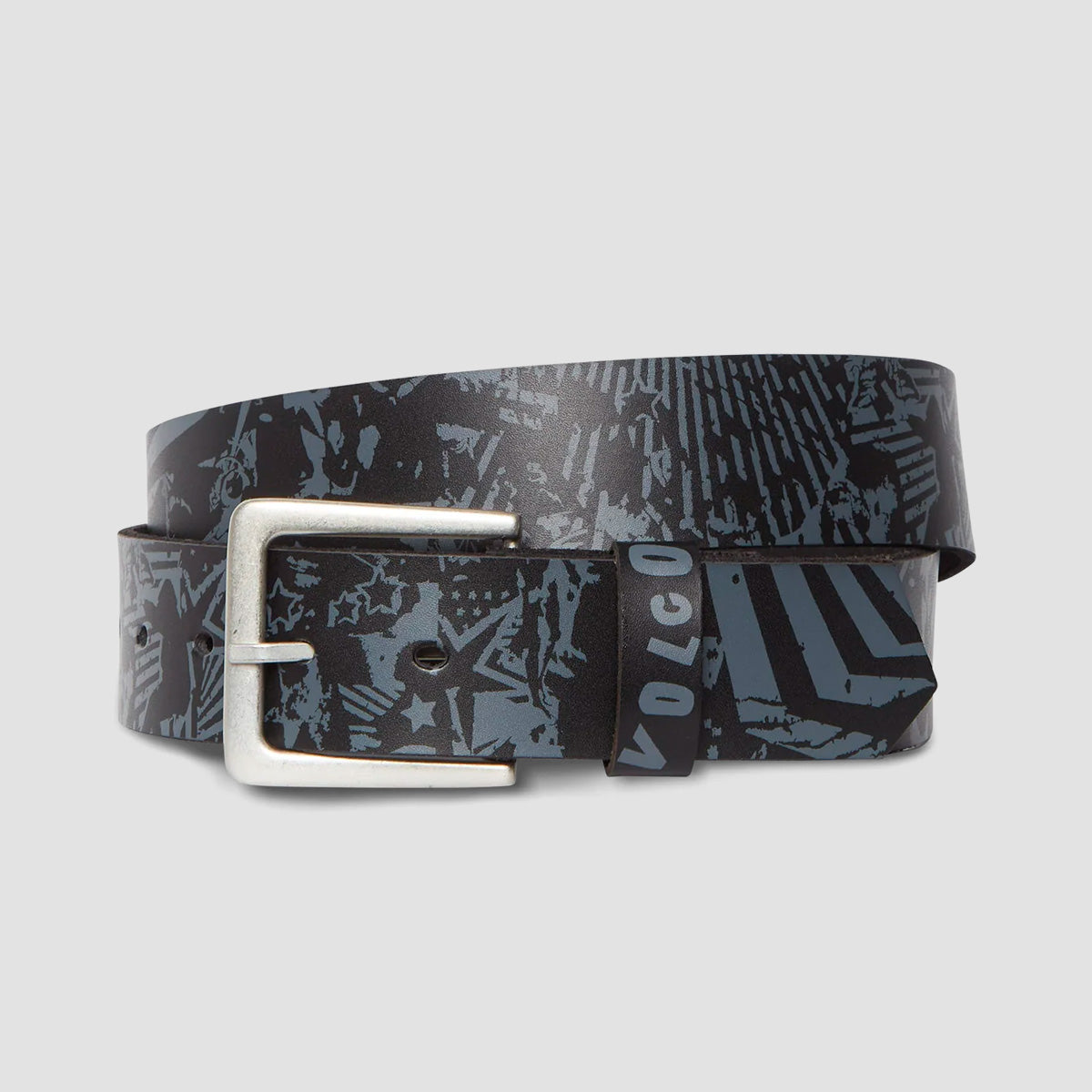 Volcom Darien Leather Belt Black