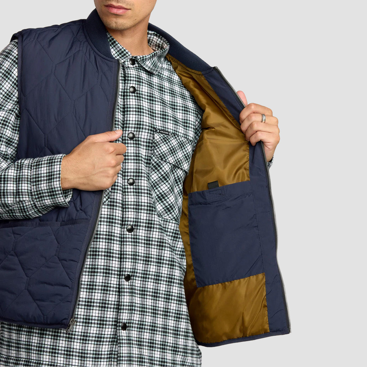 Volcom Donsonic Vest Jacket Navy