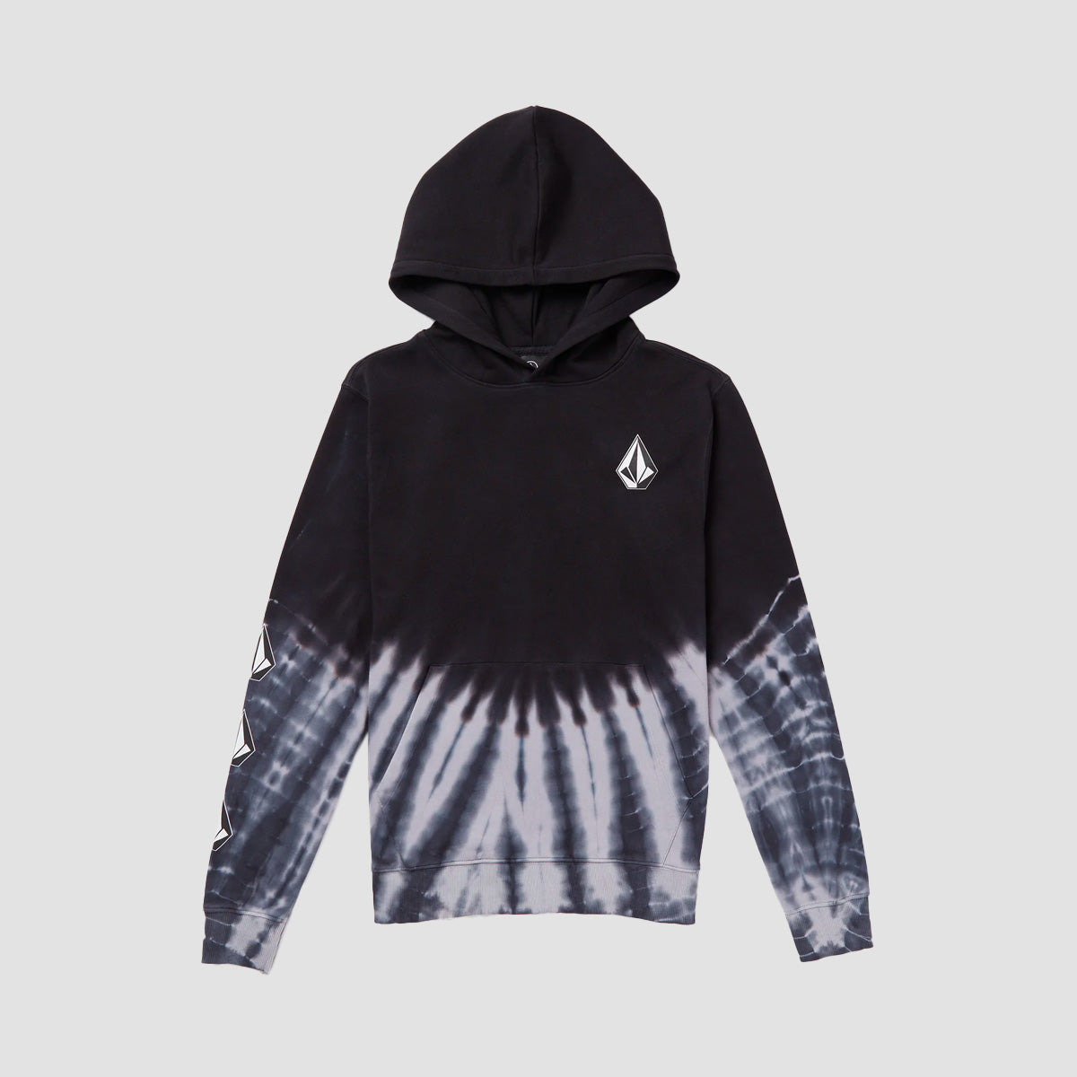 Volcom Dyed Pullover Hoodie Black - Kids