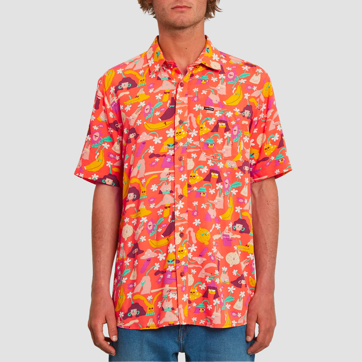 Volcom Egle Zvirblyte FA Short Sleeve Shirt Print