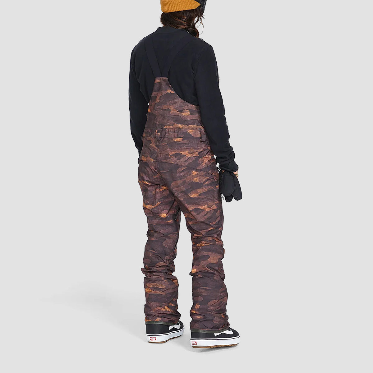 Volcom Elm Stretch Gore-Tex Snow Bib Overall Pants Dusk Camo - Womens