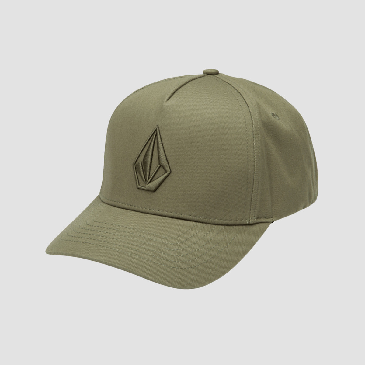 Volcom Embossed Stone Adj Cap Light Olive