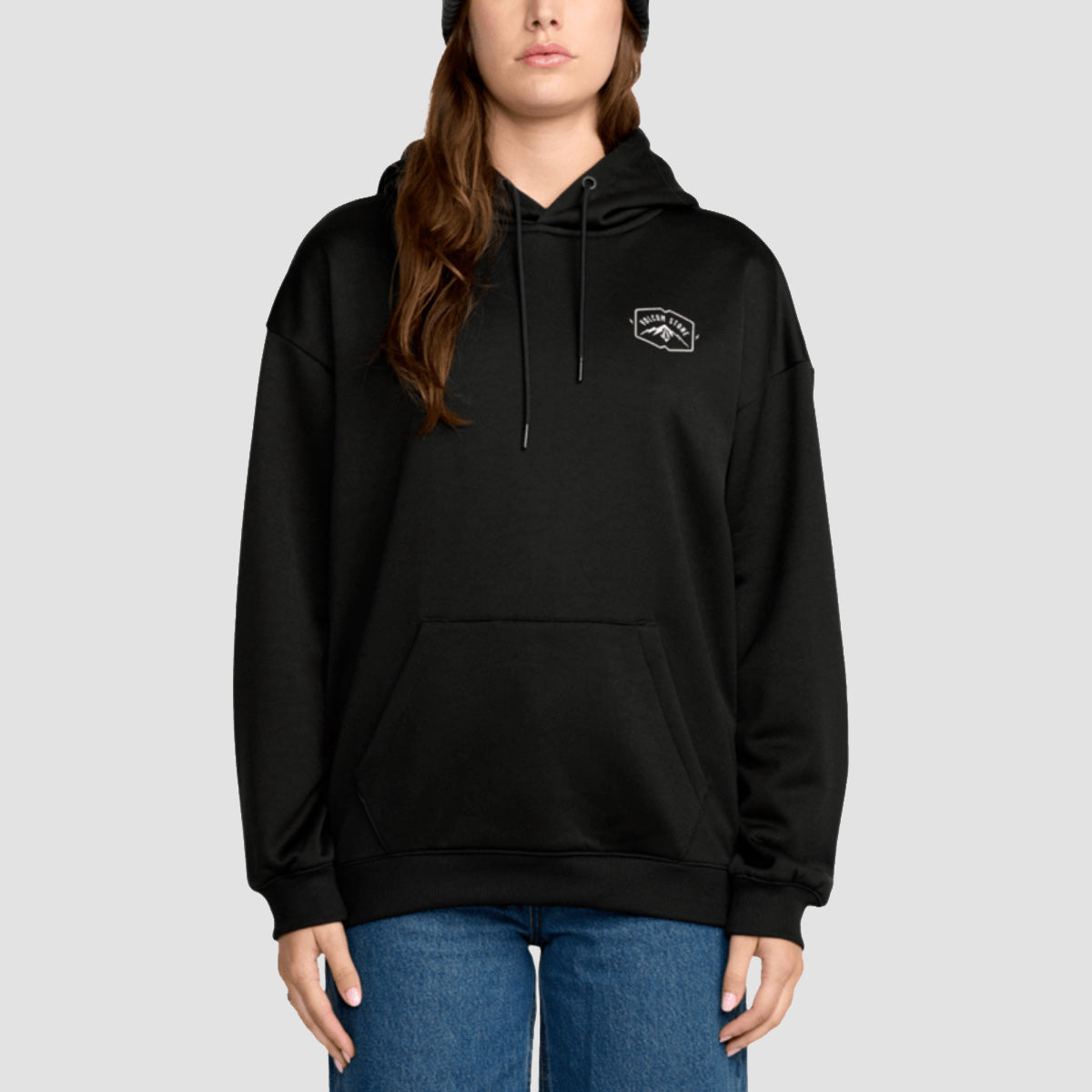 Volcom Essential Hydro Pullover Hoodie Black - Womens