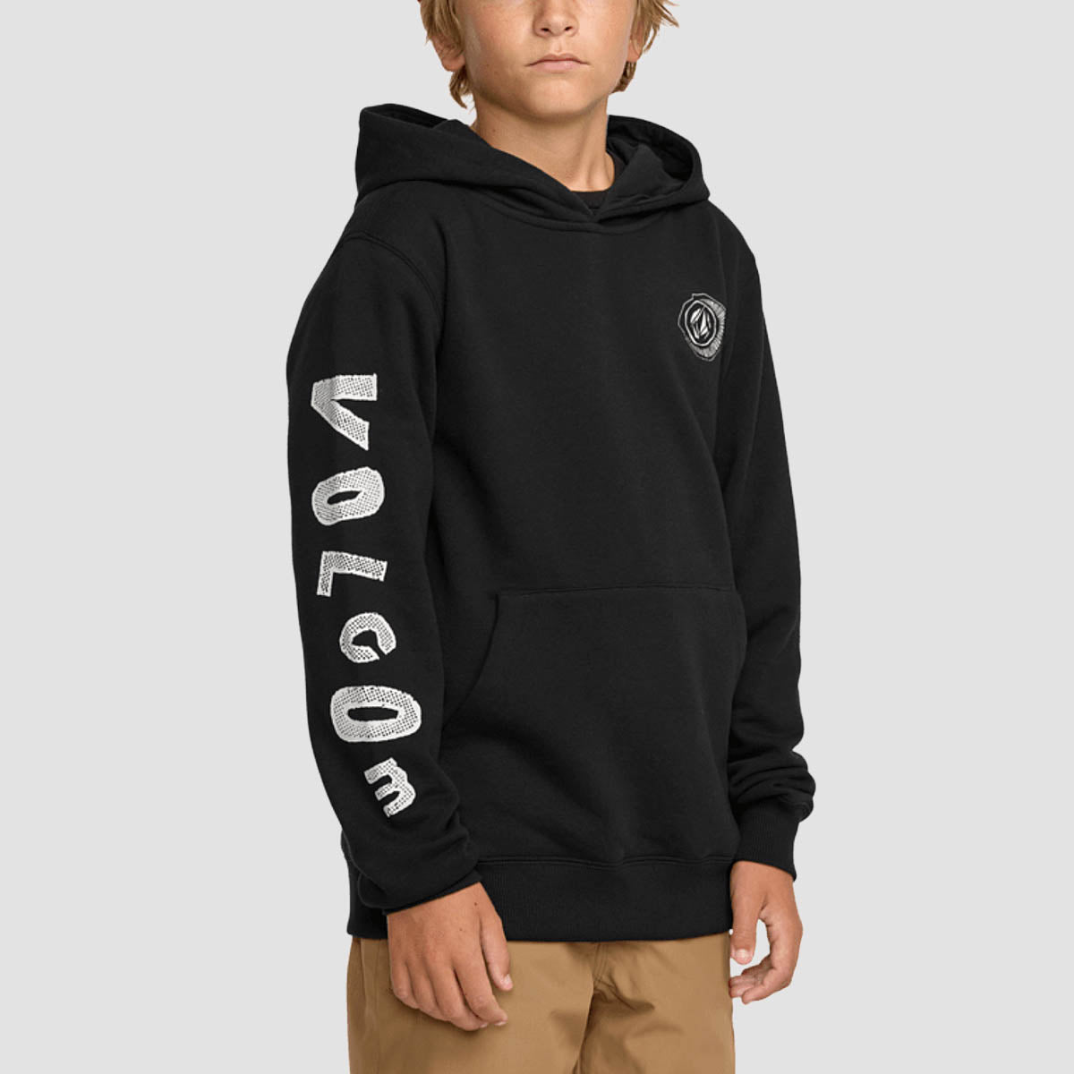 Volcom Essential Pullover Hoodie Black - Kids